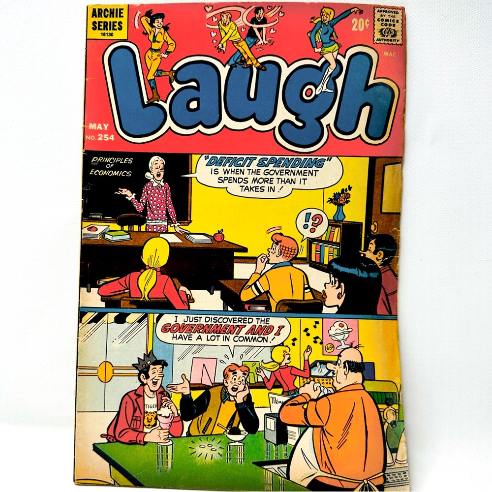 Archie Series Laugh Comic Book May 72’ No.254 VTG Collectible